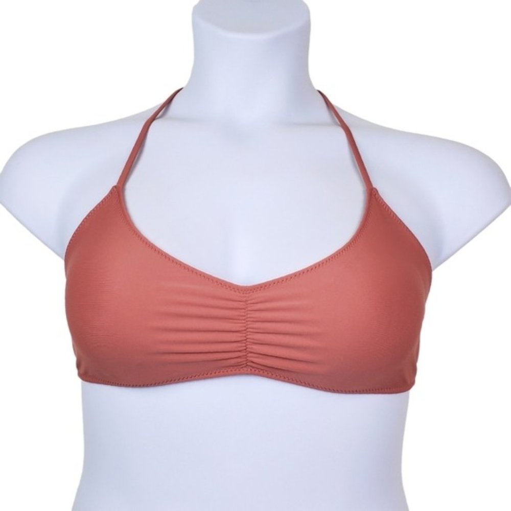 Aerie Womens Scoop Macrame Back Swimsuit Bikini Top Size M
